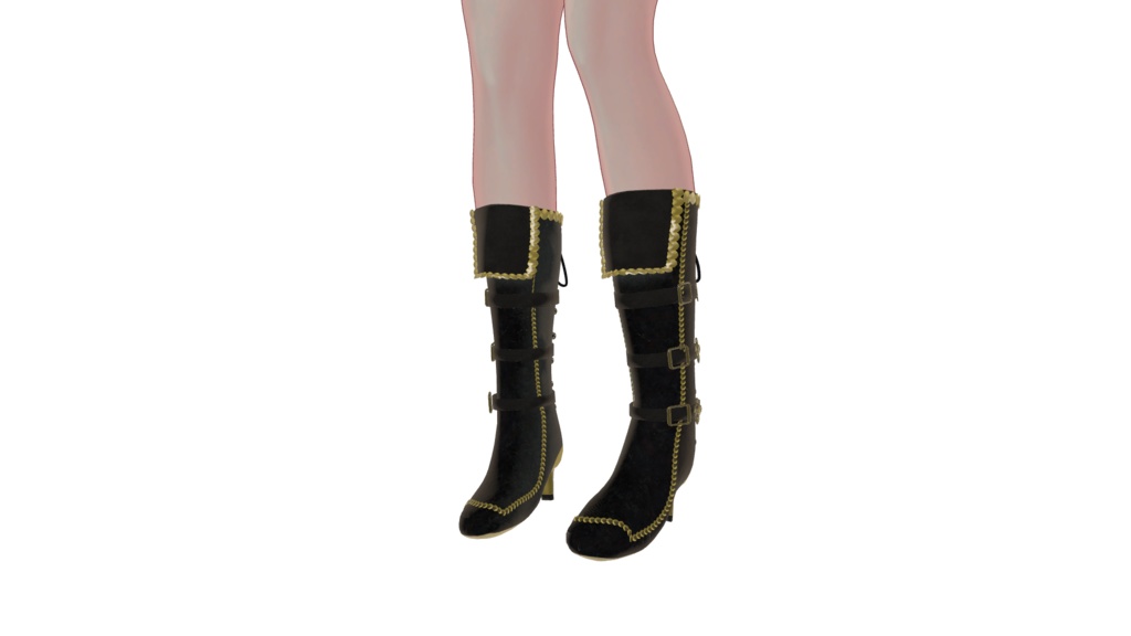 【萌-Moe- マヌカ-Manuka- 森羅-Shinra-対応】ベルトロングブーツ【複数アバター対応予定】