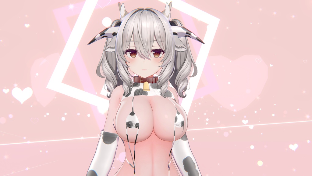 【マヌカ-Manuka- 他7アバター対応】乳牛コスチューム