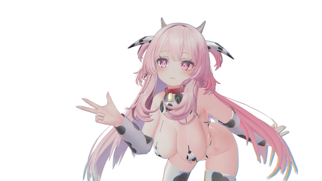 【マヌカ-Manuka- 他7アバター対応】乳牛コスチューム