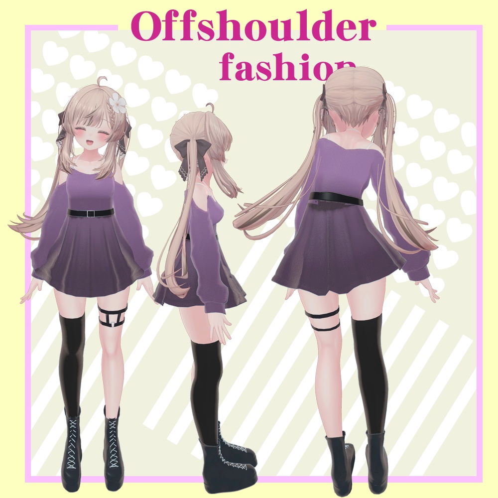 【マヌカ-Manuka- サフィー -Saphhy- 竜胆 -Rindo- 対応】オフショルダーファッション