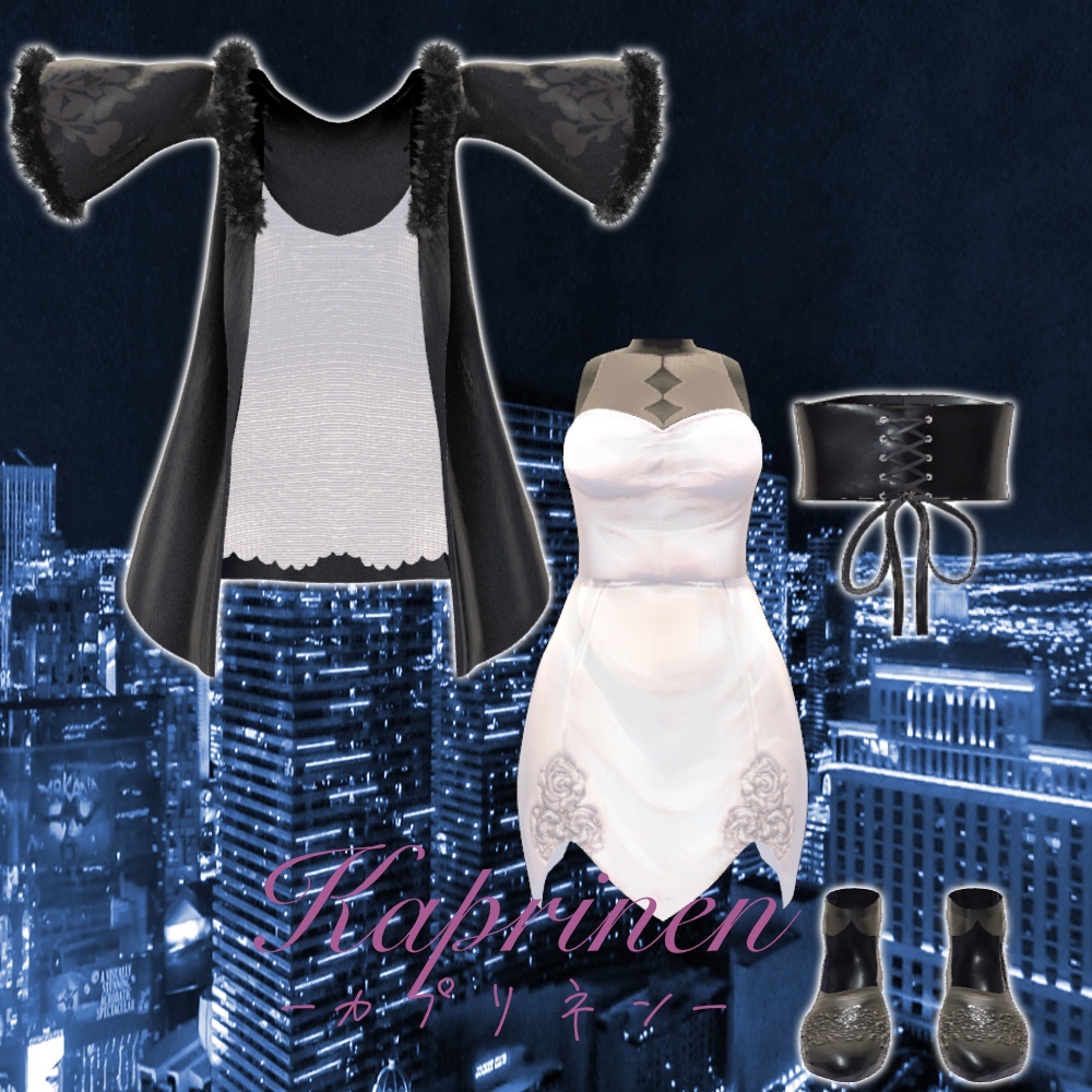 《3D衣装モデル》Kaprinen -カプリネン-|5アバター対応