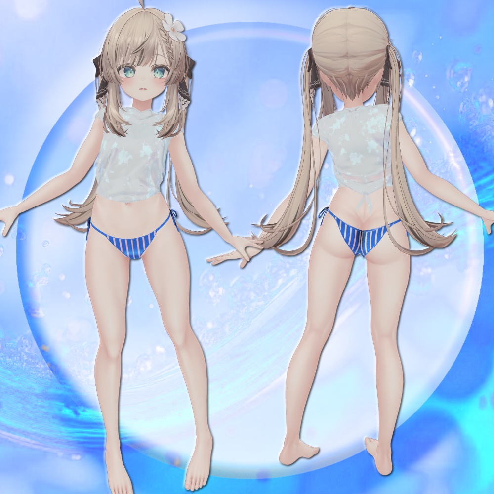 SkineedBikiniWear-スキニード・ビキニウェア-4アバター対応【🖤 Black Friday Sale – 20% OFF! 🖤】