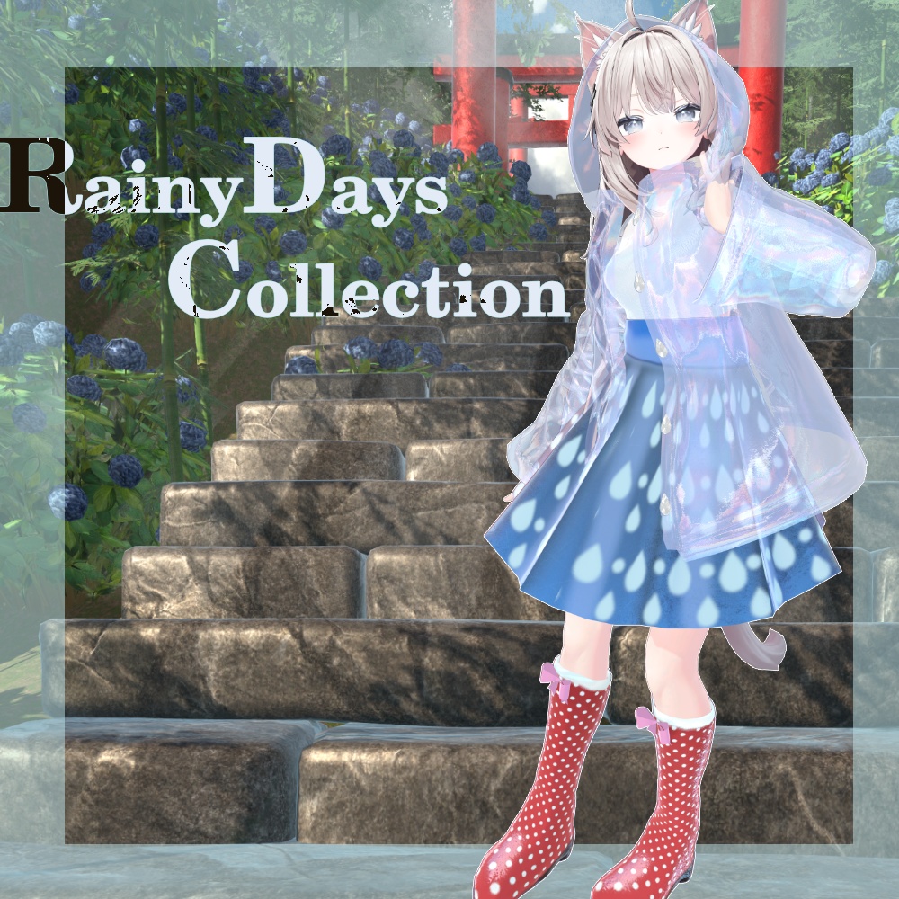 《3D衣装モデル》RainyDaysCollection - ｜2アバター対応 6/30 1200→1000￥