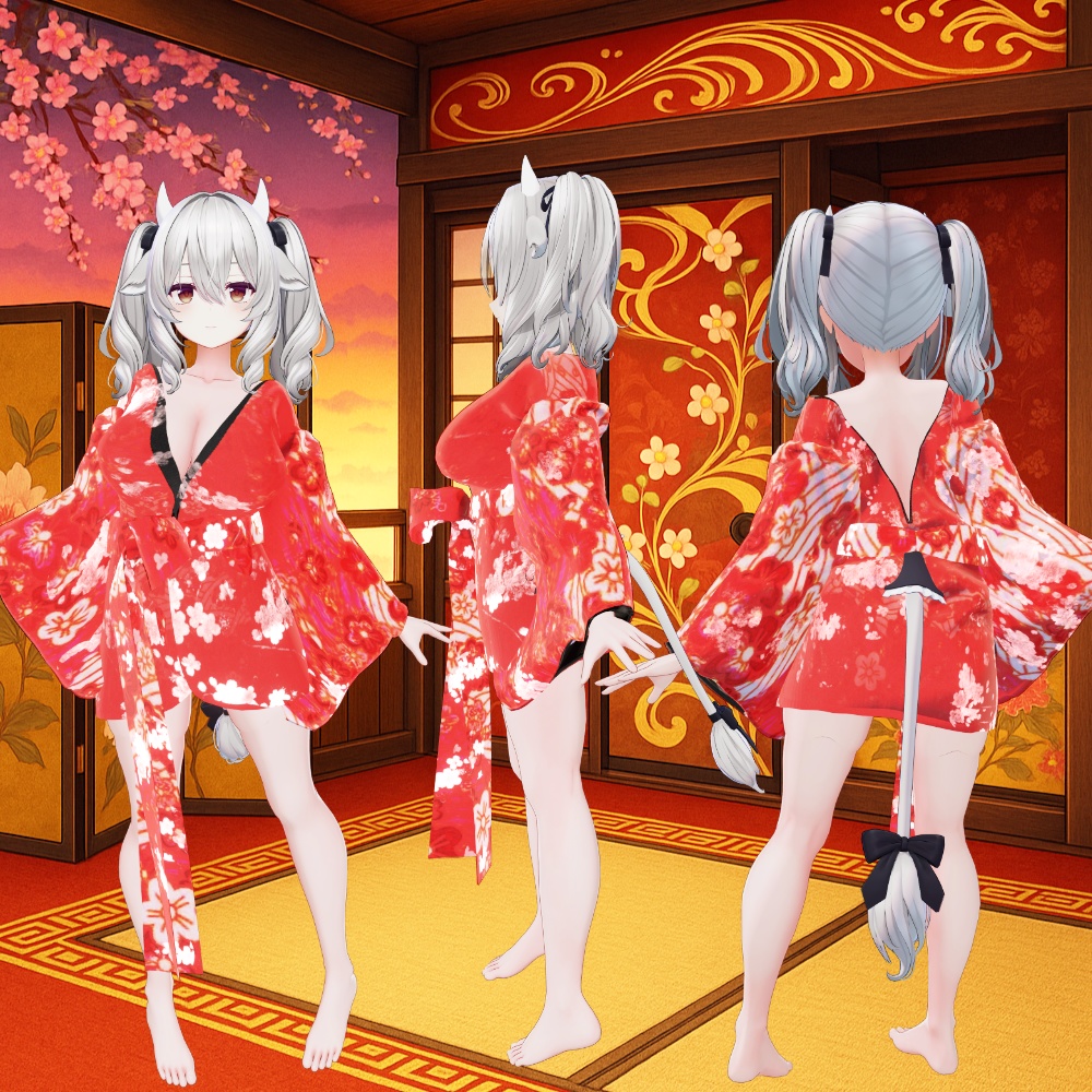 🌸花魁綺譚 -Oiran Kitan-|3アバター対応|