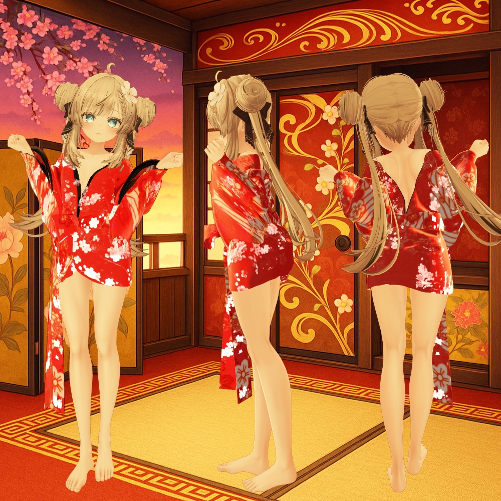 🌸花魁綺譚 -Oiran Kitan-|3アバター対応|