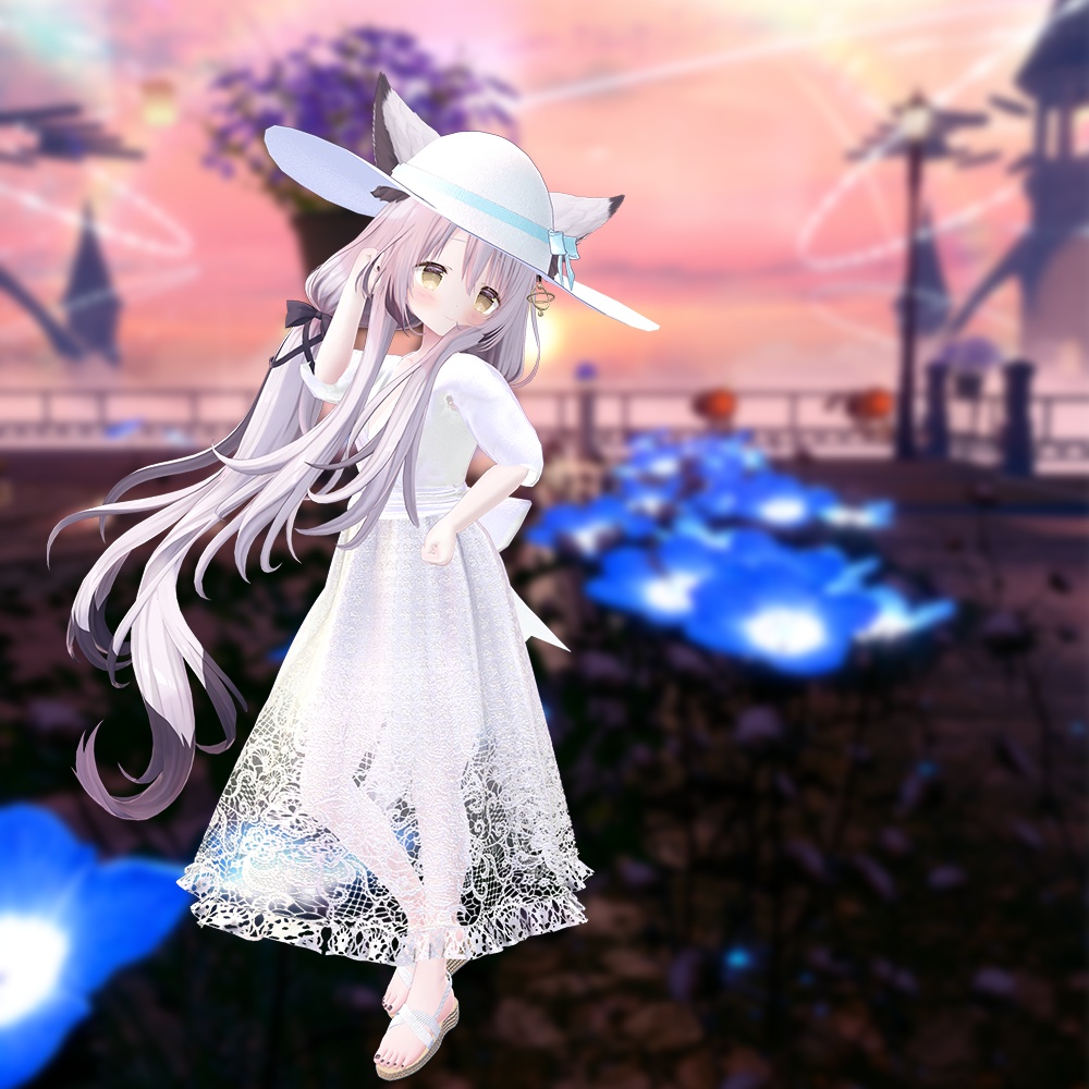 【8アバター対応】涼暮の高原ワンピース -Kogen Picnic Dress-