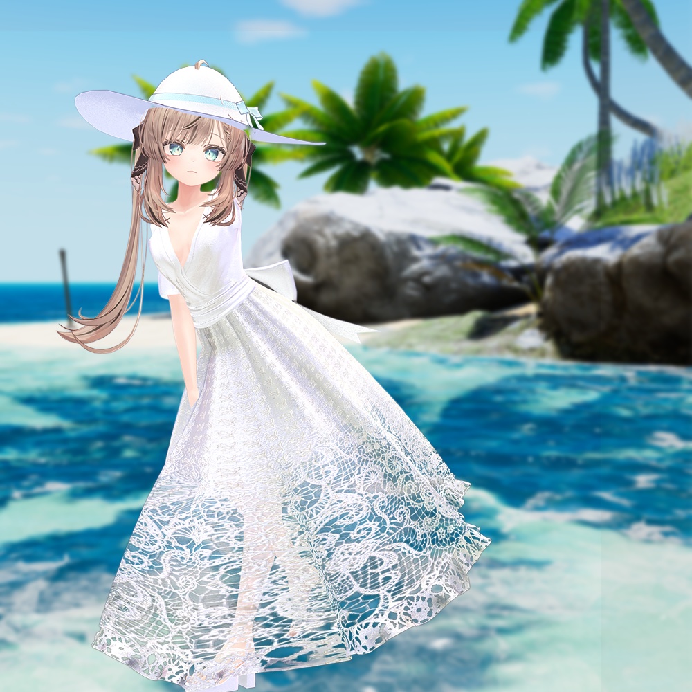 【8アバター対応】涼暮の高原ワンピース -Kogen Picnic Dress-