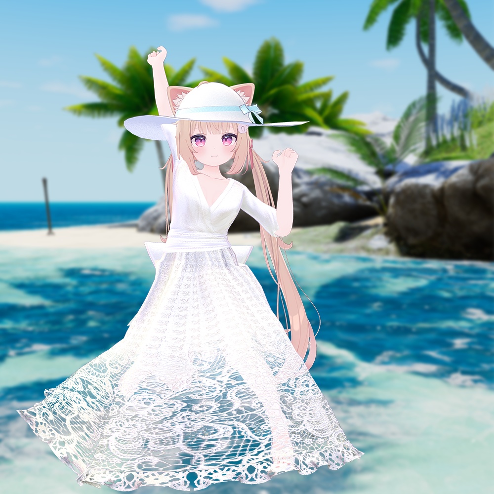 【8アバター対応】涼暮の高原ワンピース -Kogen Picnic Dress-