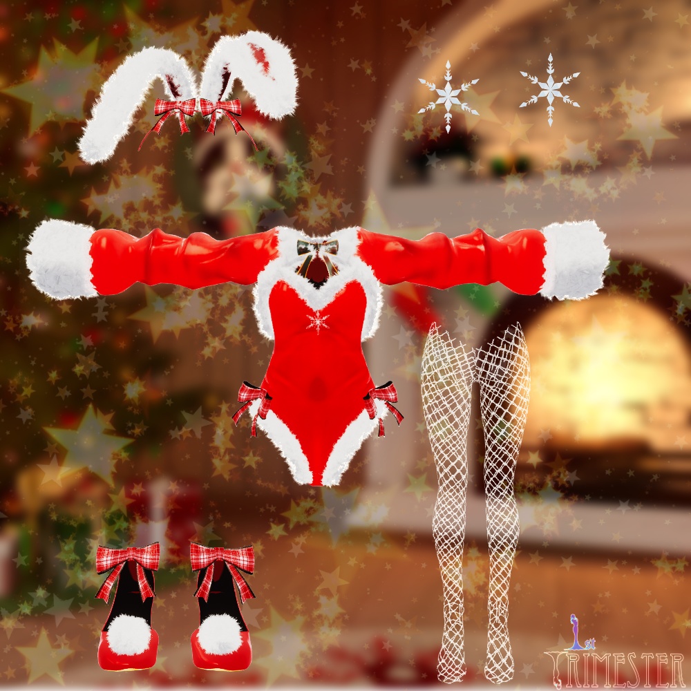 【3AvaterSupport】ChristmasBunny|12/26 Sale ¥1300→¥1000