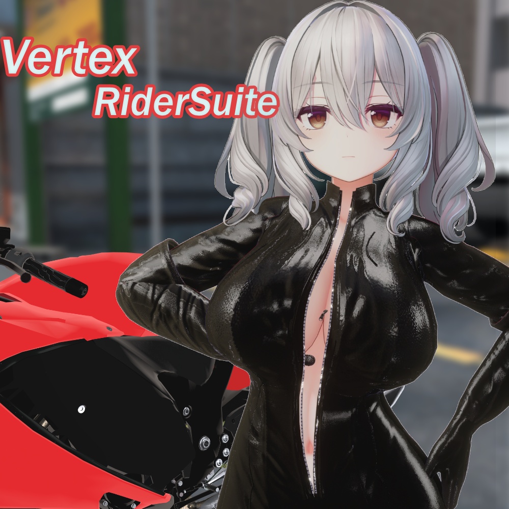 【VRC想定】"VertexRiderSuit-ライダースーツ-" for 7 Avatars|1/23Sale