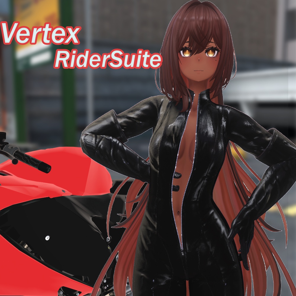 【VRC想定】"VertexRiderSuit-ライダースーツ-" for 7 Avatars|1/23Sale