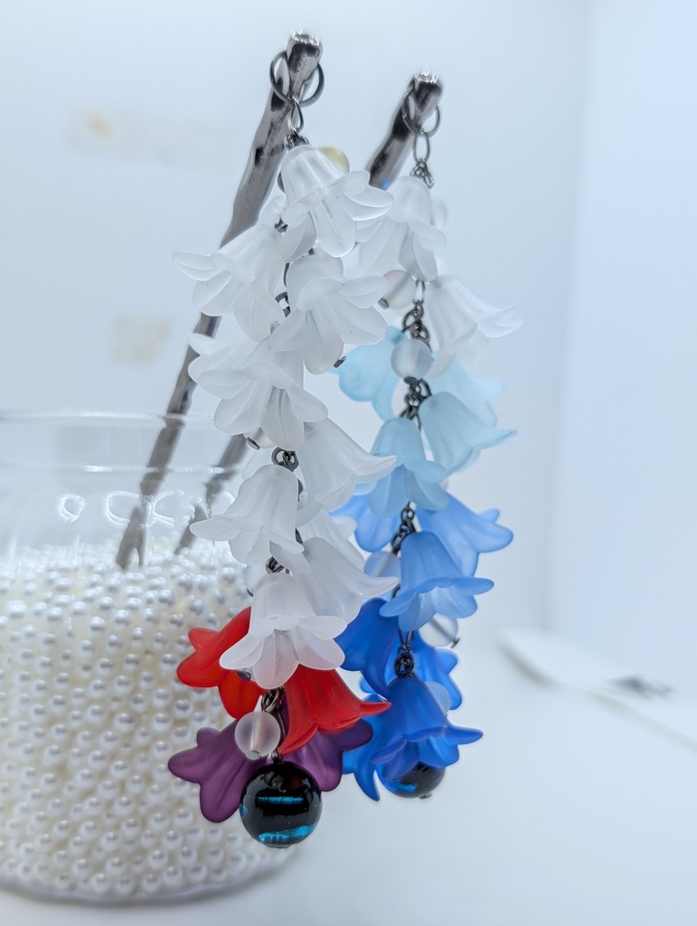 二人の芸術家の世界の簪