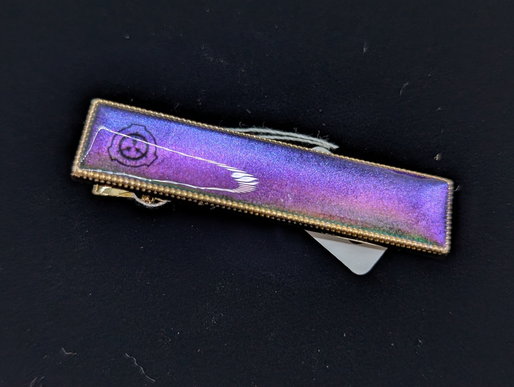 オブジェクトクラスカラー髪留め