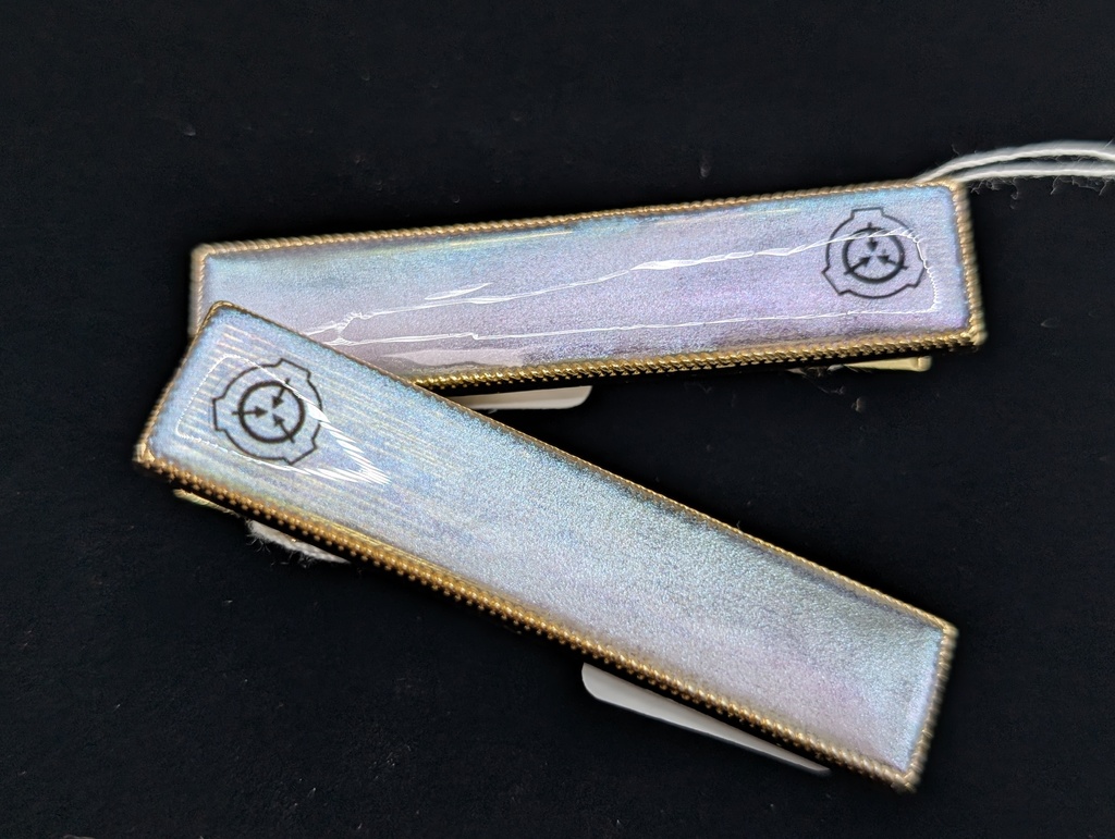 オブジェクトクラスカラー髪留め