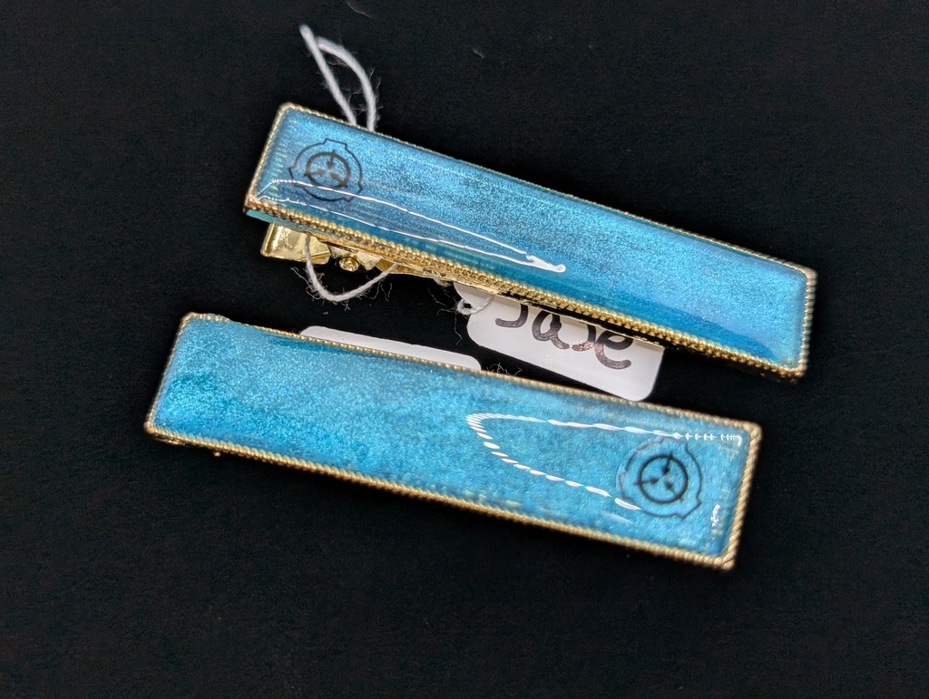 オブジェクトクラスカラー髪留め