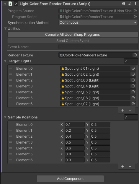 【無料】RenderTextureを元にLightの色を変えるやつ