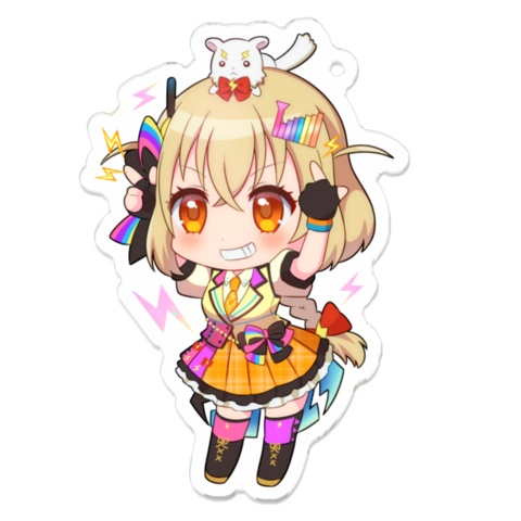 電波ゆうゆ1周年記念アクリルキーホルダー