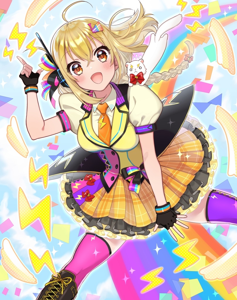 電波ゆうゆ1周年記念ポストカード