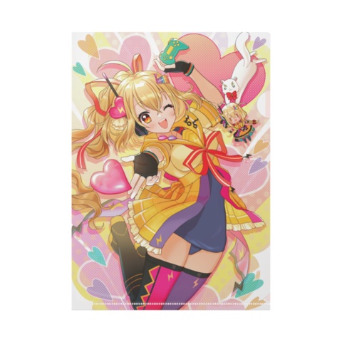 電波ゆうゆ新衣装記念A4クリアファイル