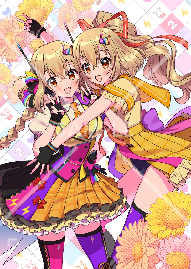 電波ゆうゆ2周年&誕生日記念グッズ⚡A4クリアファイル