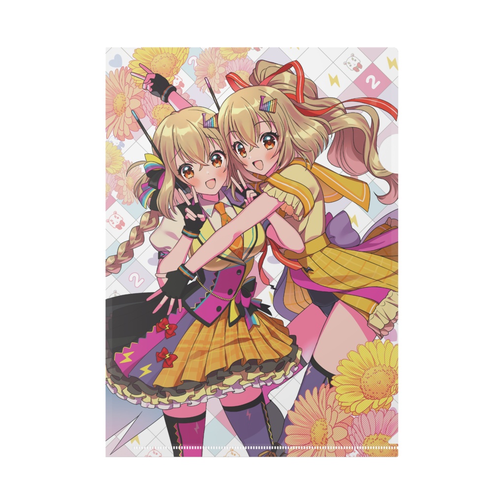 電波ゆうゆ2周年&誕生日記念グッズ⚡A4クリアファイル