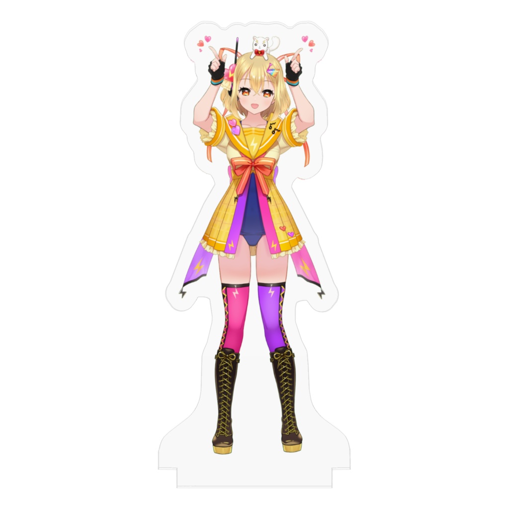 電波ゆうゆ⚡ギャルゲ衣装アクリルスタンド