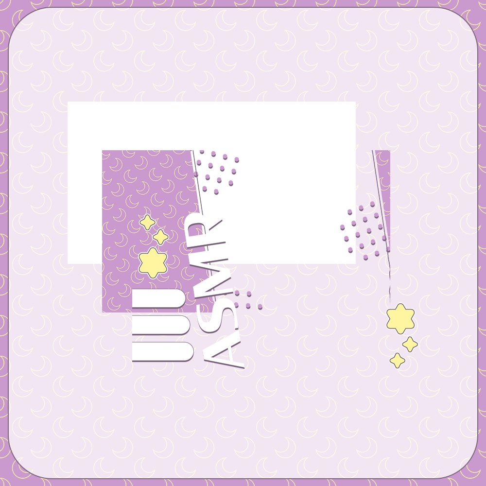 ASMR★星と月のサムネイル素材🌙