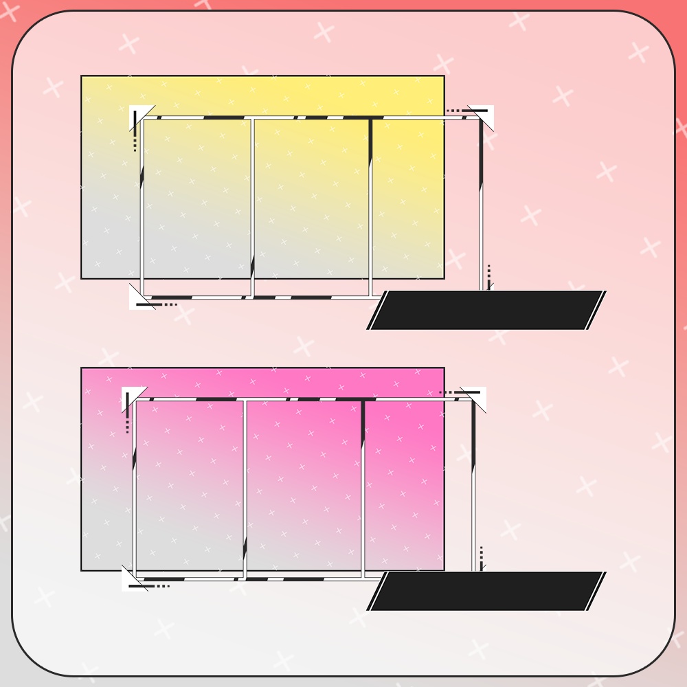 ゲームコラボにおすすめ!3人用コラボ配信/サムネ素材②