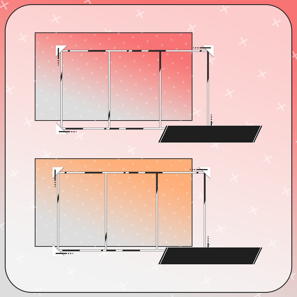 ゲームコラボにおすすめ!3人用コラボ配信/サムネ素材②