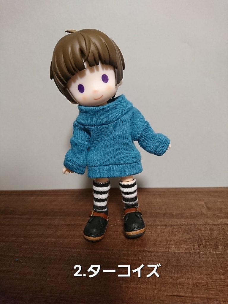 ハイネックゆるニット