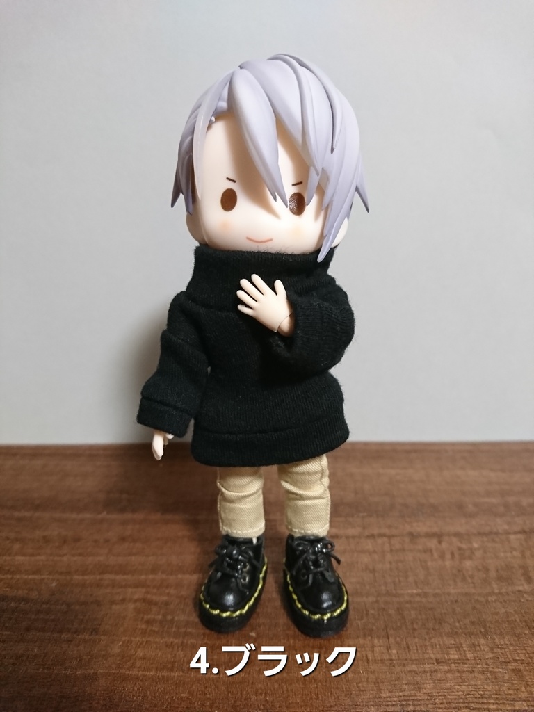 ハイネックゆるニット