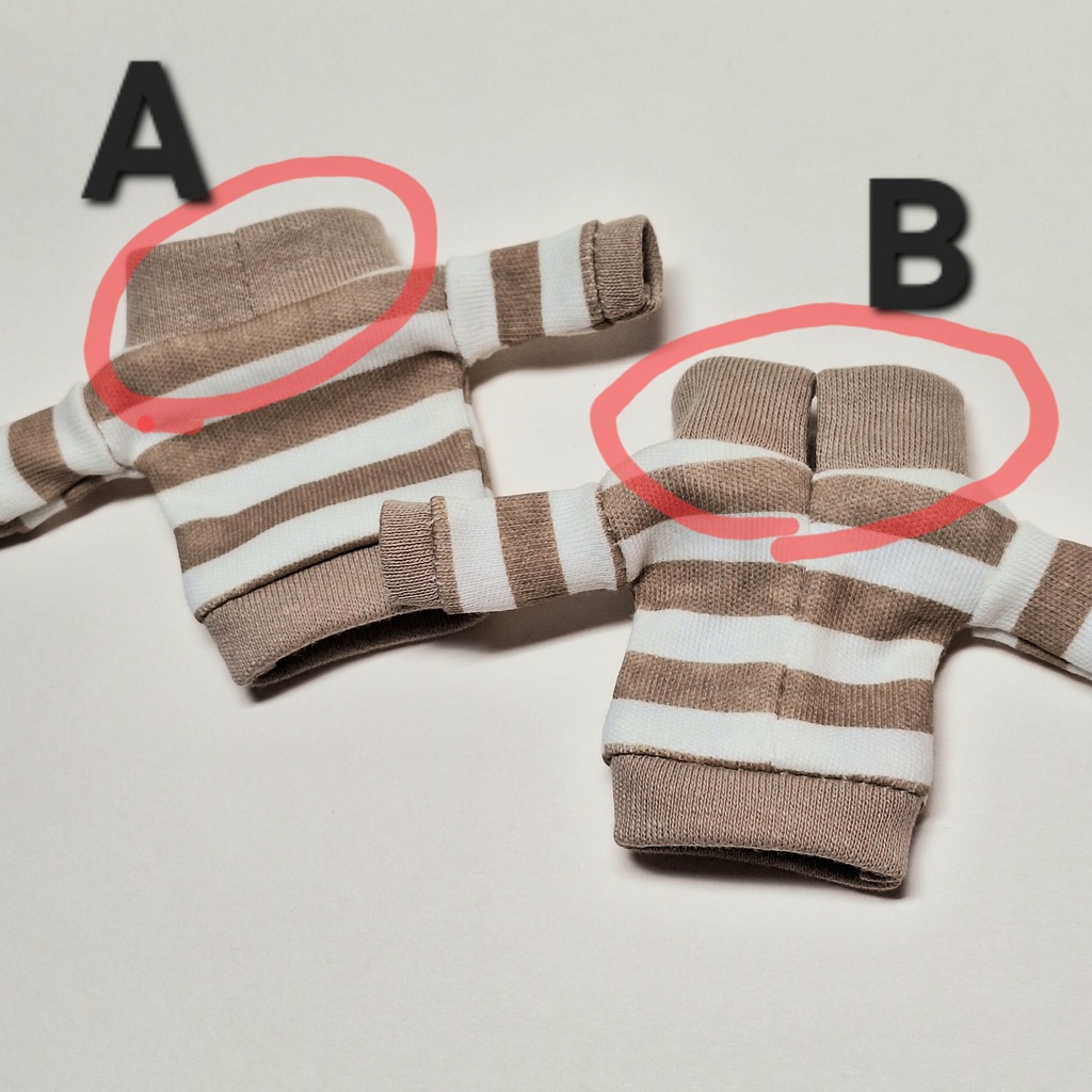 ハイネックゆるニット オビツ11サイズ