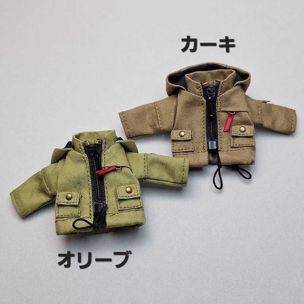 オビツ11サイズ　フーデッドブルゾン