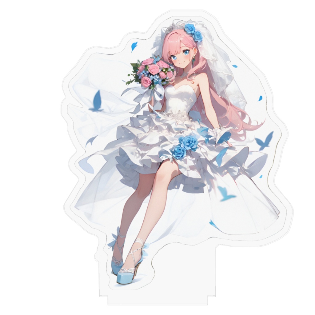 ❄ウェディング雪見のアクリルフィギュア❄