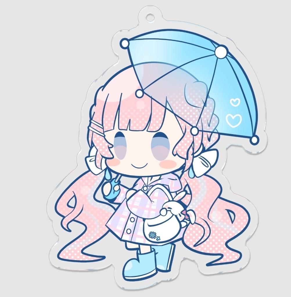 ❄梅雨雪見だいふくのチビキャラアクキー(大)❄