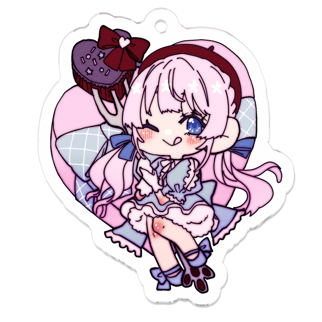 ❄雪見のバレンタインアクキー❄