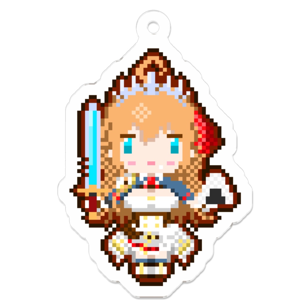  ぺコリーヌドットアクリルキーホルダー