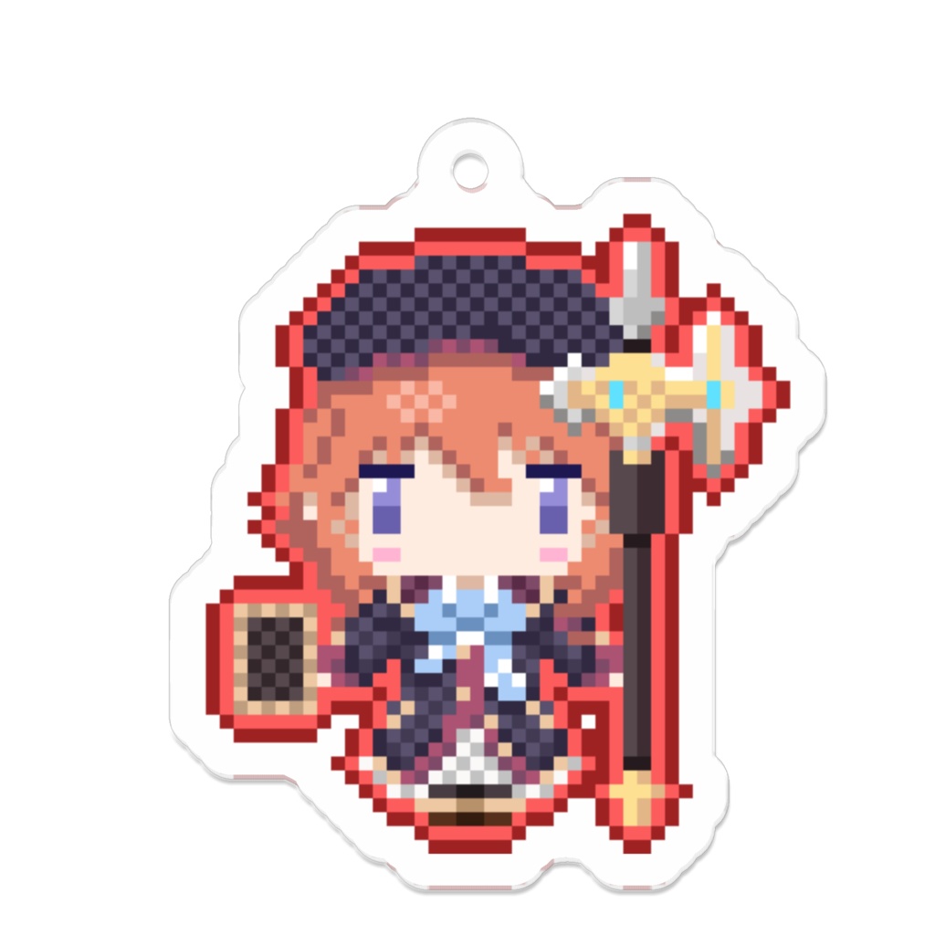 ユニドットアクリルキーホルダー