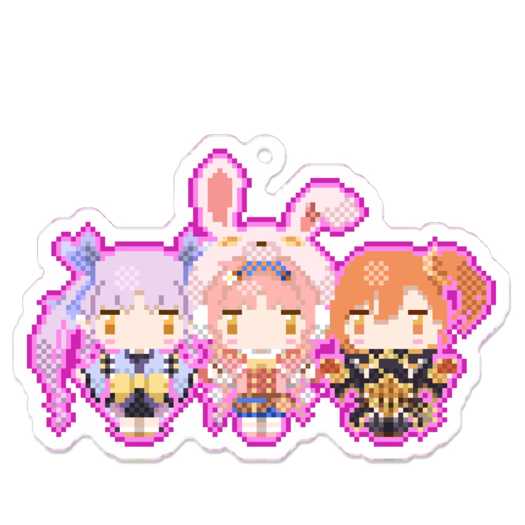 リトルリリカルドットアクリルキーホルダー