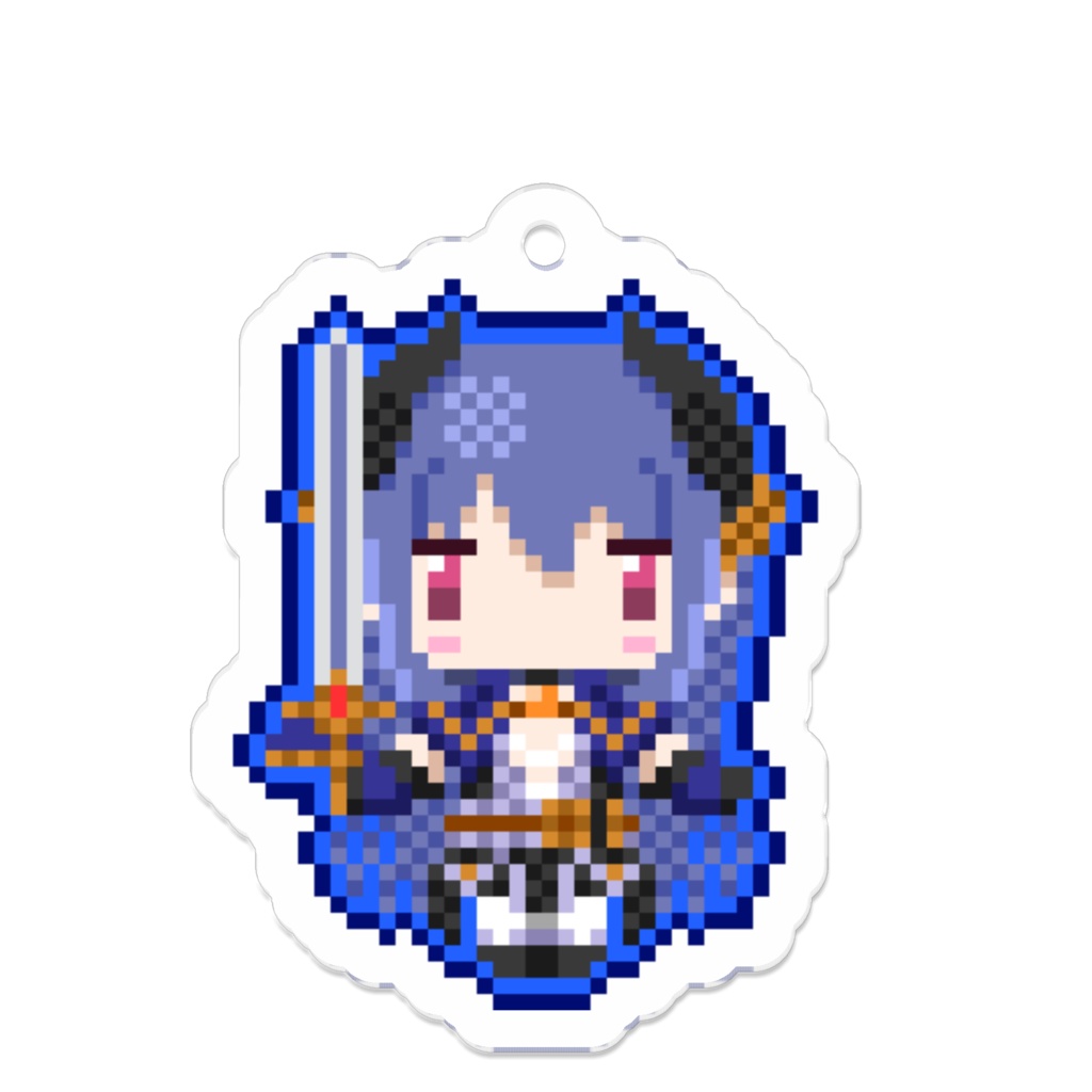 レイドットアクリルキーホルダー