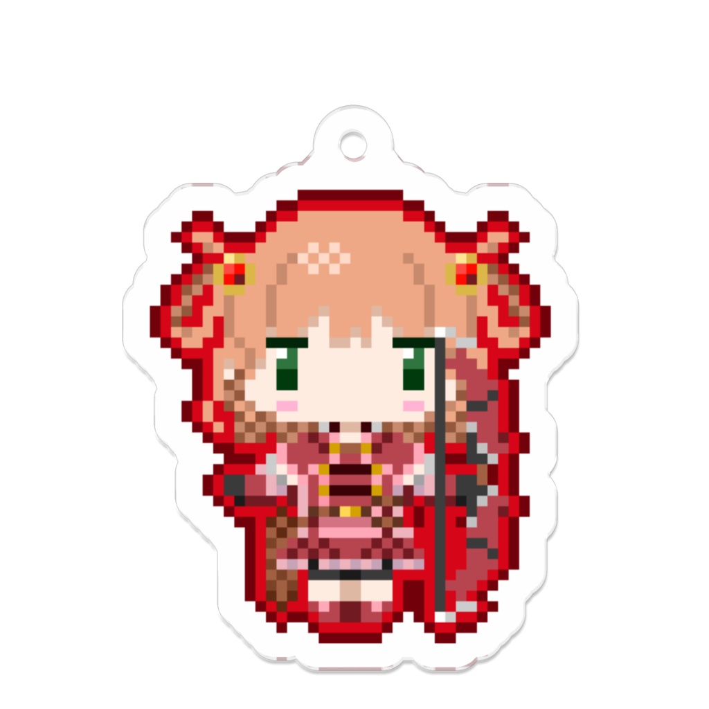 リノドットアクリルキーホルダー