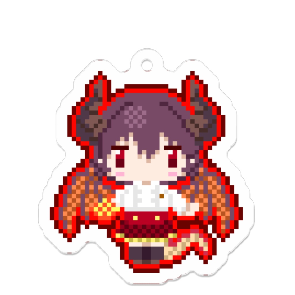グレアドットアクリルキーホルダー