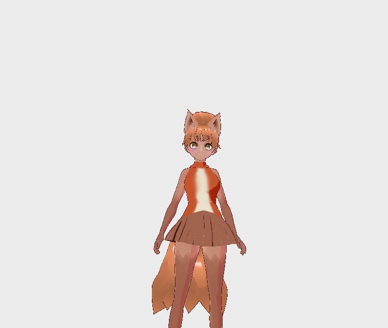 Vulpix Vroid model