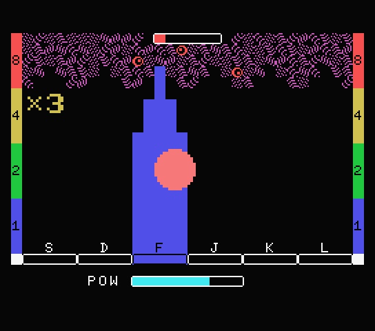 MSX用ピンボール風アクションゲーム「ライフボール」
