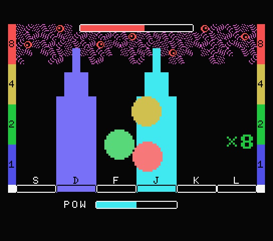 MSX用ピンボール風アクションゲーム「ライフボール」