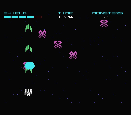 MSX用シューティングゲーム「ゴッドサン」