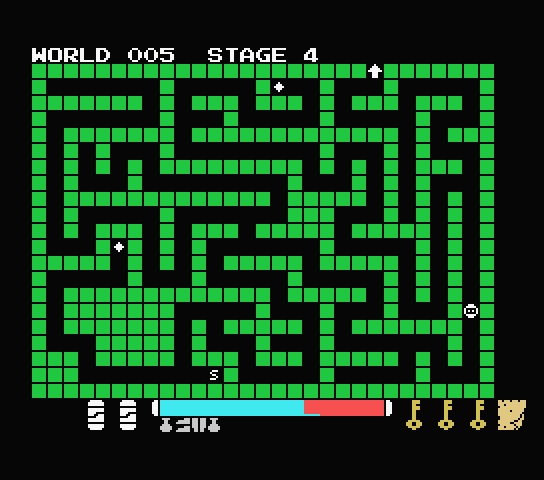 MSX用2D迷路脱出ゲーム「もう一度、君に逢いたい。」