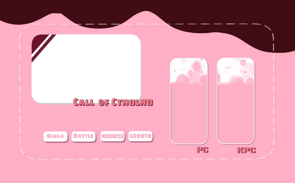 1枚でできるタイマン用ココフォリア部屋素材