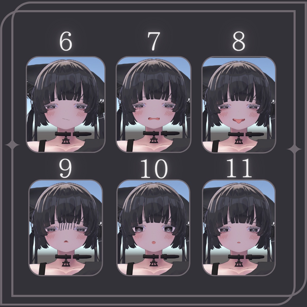 むんき-Munkki- 表情・Face animationセット
