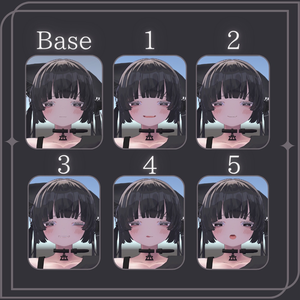 むんき-Munkki- 表情・Face animationセット